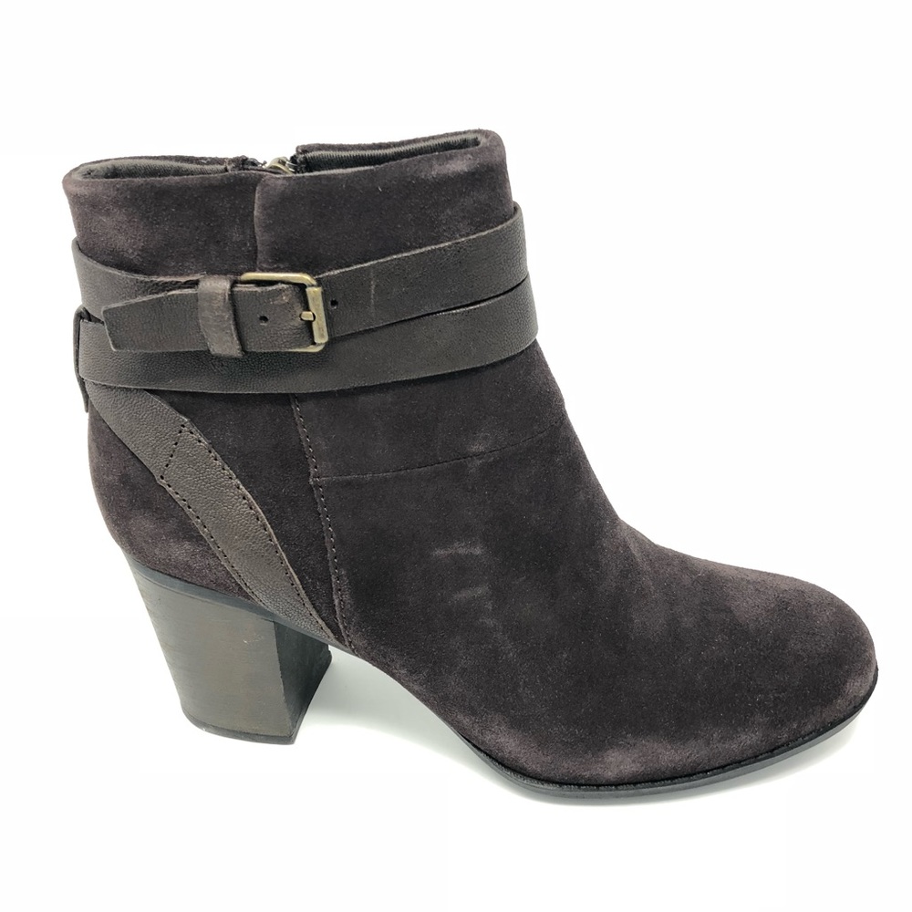 Clark’s Enfield River Brown Suede ZIP Ankle Boots